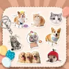 Cute Custom Acrylic Pet Keychain P02