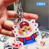 Cute Custom Acrylic Pet Keychain P03