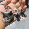 Cute Custom Acrylic Pet Keychain P17