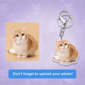 Cute Custom Acrylic Pet Keychain P20 Bady