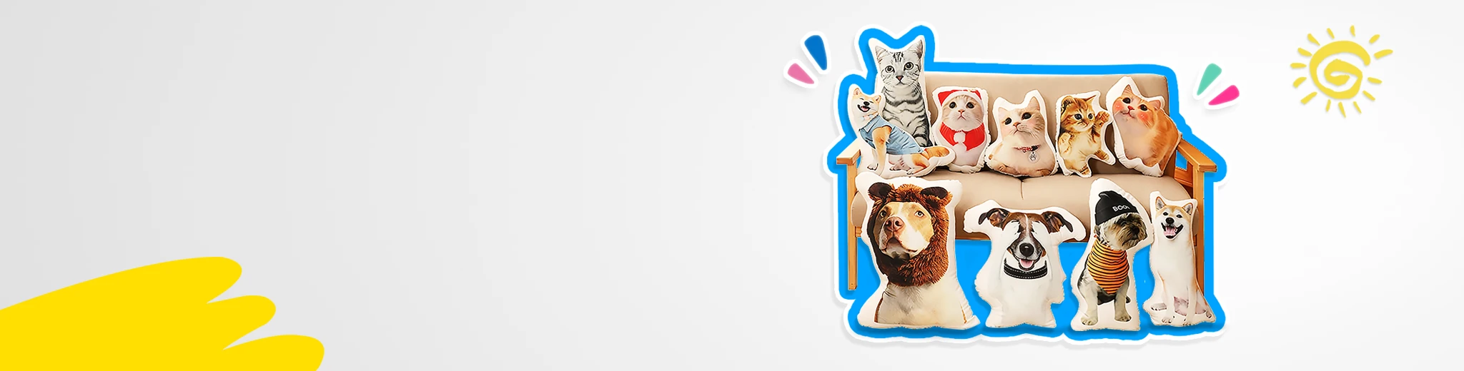 Desktop Header Hug Pillow V0