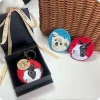 Double Sided Embroidery Keychain P04