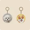 Double Sided Embroidery Keychain P05