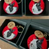 Double Sided Embroidery Keychain P07